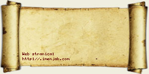 Jakov Perušinović vizit kartica